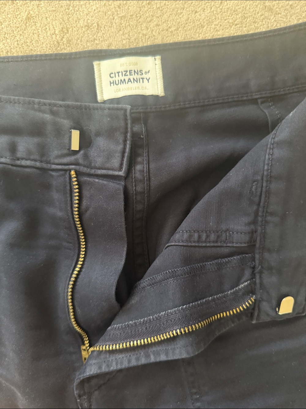 Citizens Of Humanity Navy Cargo Pants - Picture 2 of 4